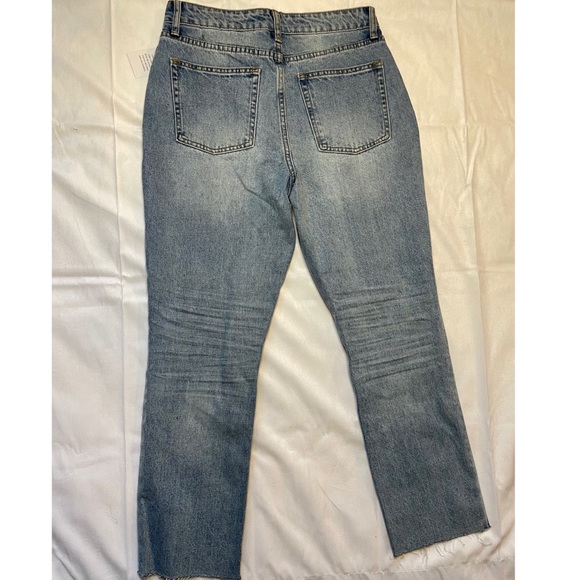 Just Fab High-Waisted Vintage Straight Jeans - Picture 8 of 8